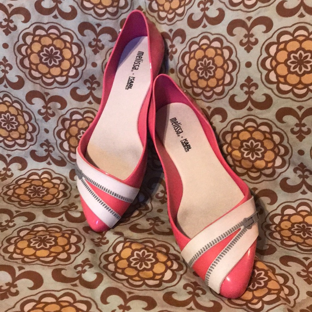 Melissa x Karl Lagerfeld “Trippy” style flats